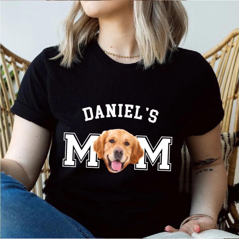 Custom Photo Dog Cat Mom Shirt - Personalized Tshirt Hoodie Sweatshirt - Best Gift For Dog Cat Dad Mom Dog Lovers - 303IHPNPTS337