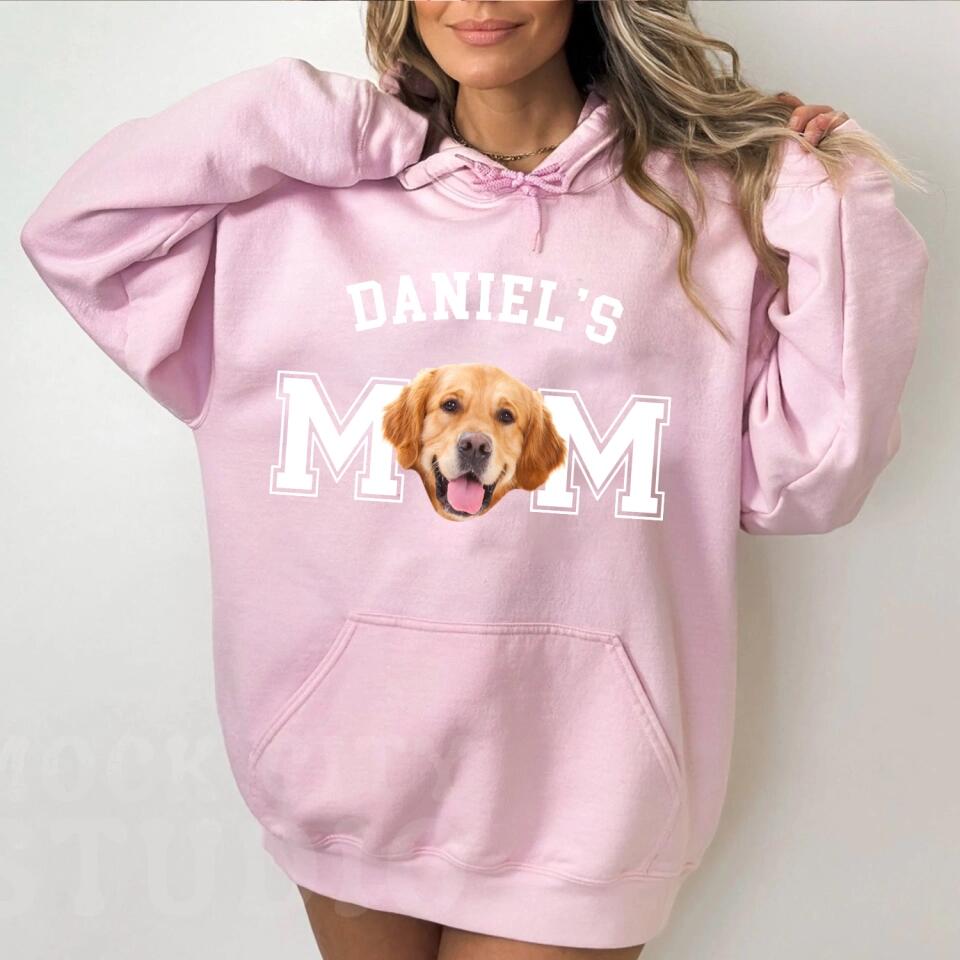 Custom Photo Dog Cat Mom Shirt - Personalized Tshirt Hoodie Sweatshirt - Best Gift For Dog Cat Dad Mom Dog Lovers - 303IHPNPTS337