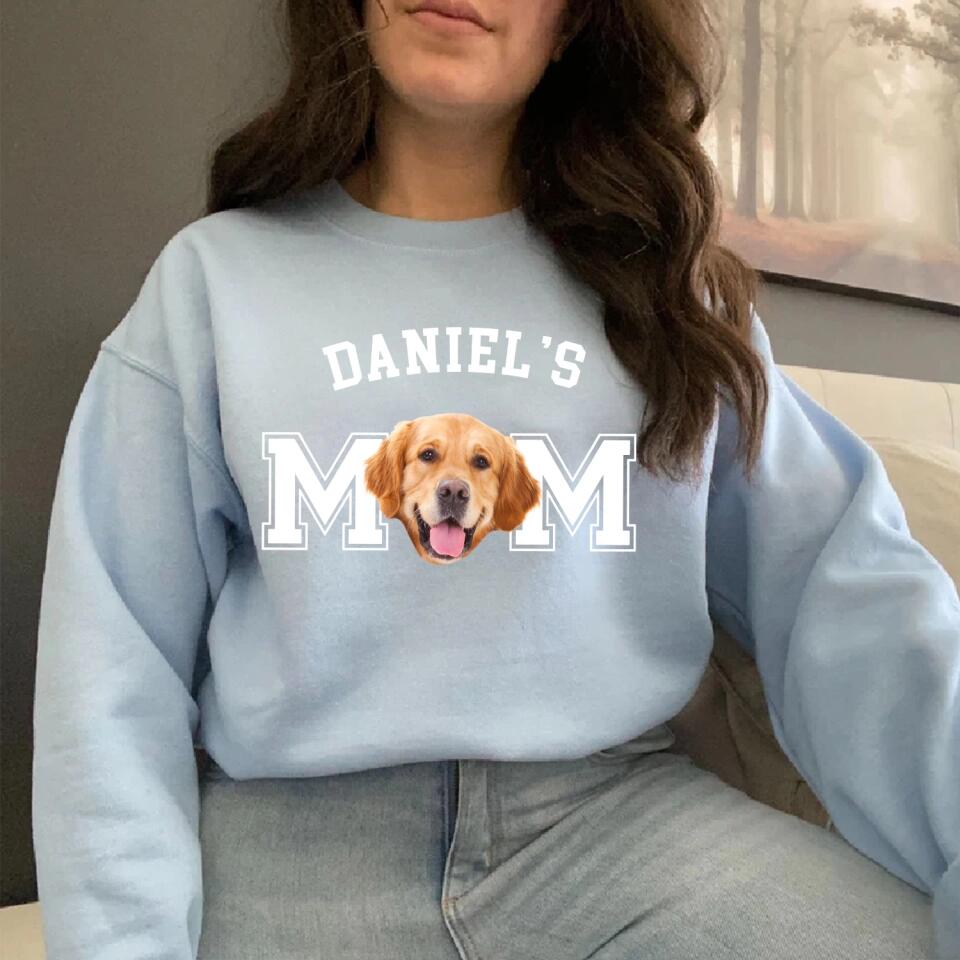 Custom Photo Dog Cat Mom Shirt - Personalized Tshirt Hoodie Sweatshirt - Best Gift For Dog Cat Dad Mom Dog Lovers - 303IHPNPTS337