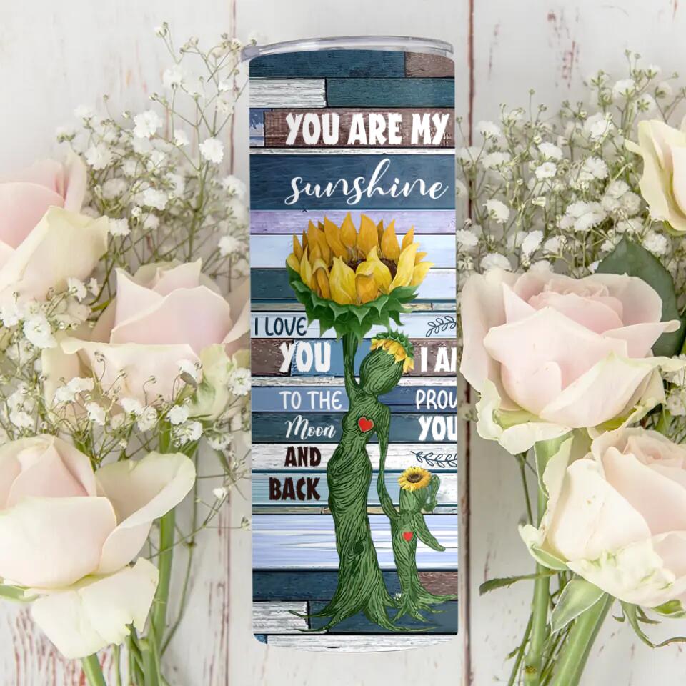 You Are My Sunshine - Sunflower Skinny Tumbler