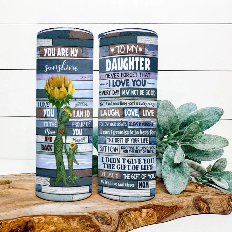 You Are My Sunshine - Sunflower Skinny Tumbler
