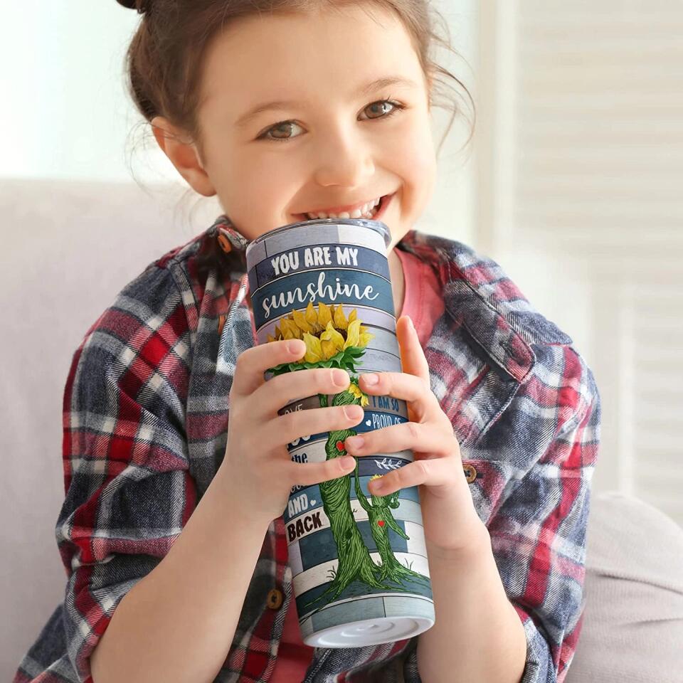 You Are My Sunshine - Sunflower Skinny Tumbler