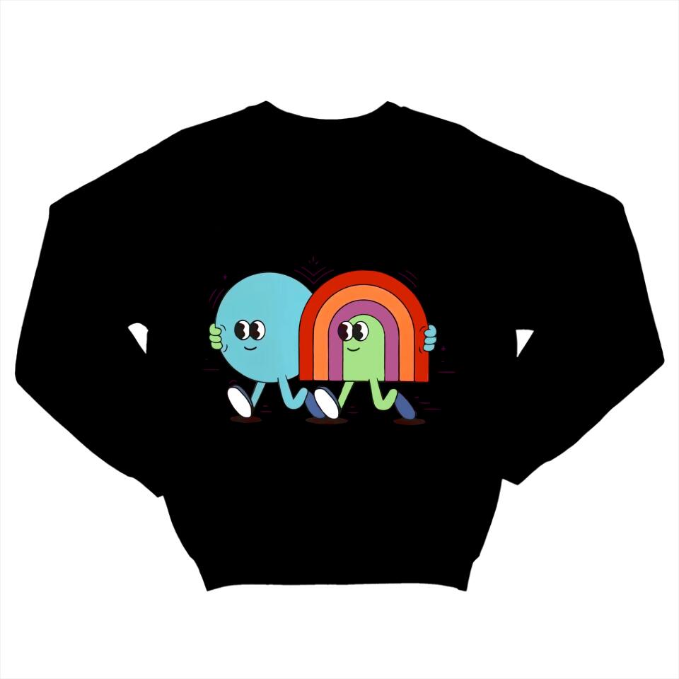 It's Ok to Say Gay Les - Don't be Homophobic - LGBT Inspired Shirt - Gay Rights - Sweatshirt - Hoodie - Gift for Gay Men Lesbian Couple - for Her Him - Valentine Gift - 212ICNVSSW401