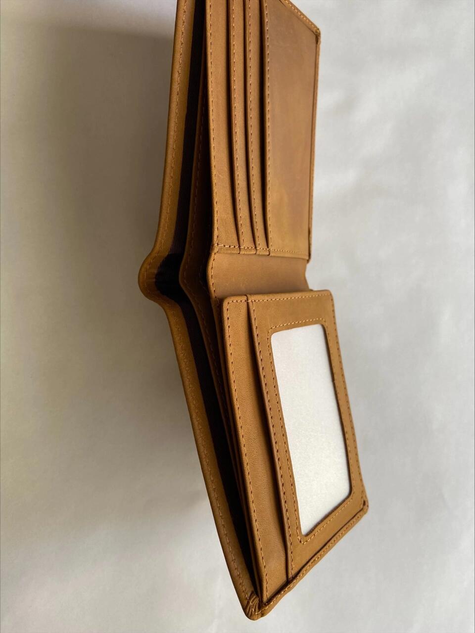 Aged To Perfection - Custom Leather Wallet - Birthday Gift For Dad, Husband, Grandpa, Uncle - Men's Accessories