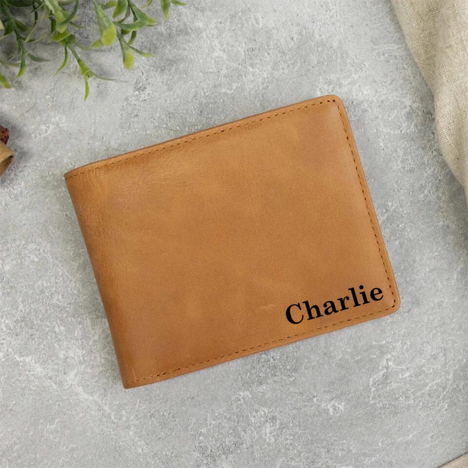 May You Proud Of Work You Have Done, Personalized Engraved Leather Wallet For Men, Retirement Gifts