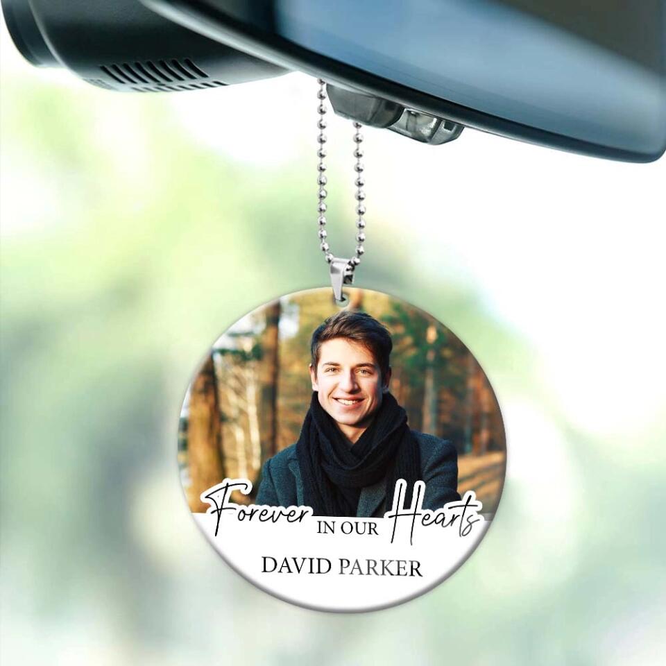Forever in Our Heart Custom Ornament Memorial Gift For Loss