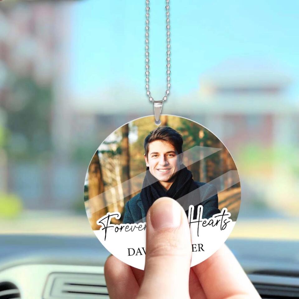 Forever in Our Heart Custom Ornament Memorial Gift For Loss