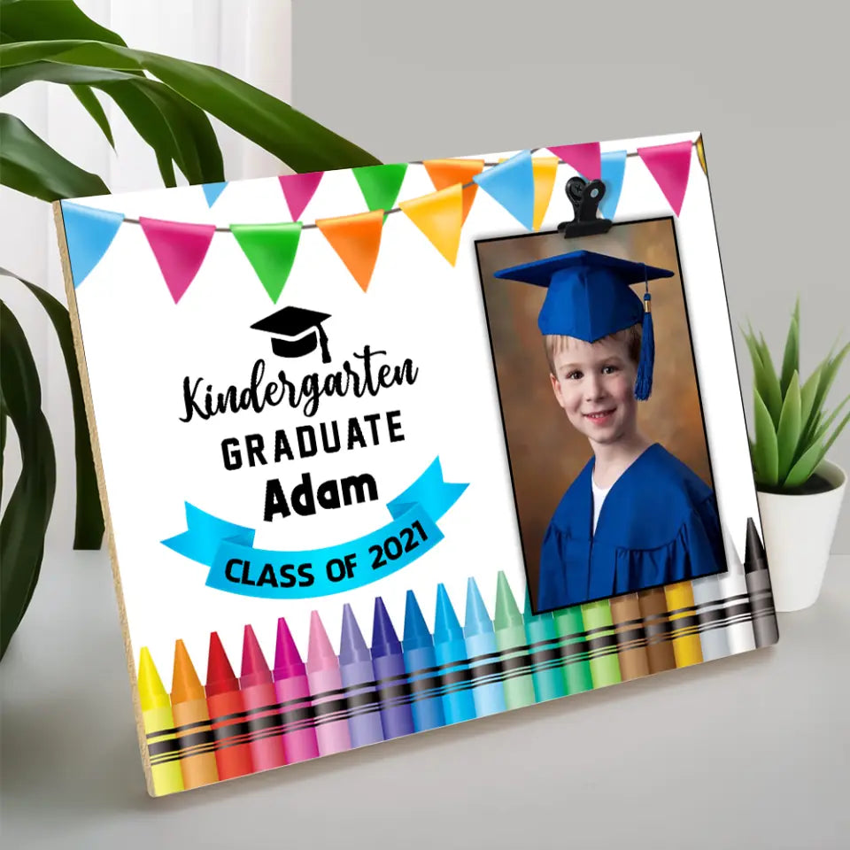 Kindergarten Graduation Class Of 2024 Custom Photo Frame Graduation Gift