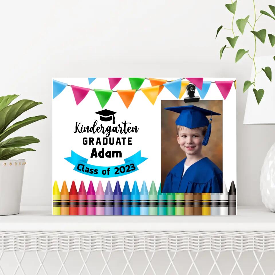 Kindergarten Graduation Class Of 2025 Custom Photo Frame Graduation Gift