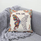 They Whispered To Her You Cannot Withstand The Storm Canvas Pillow