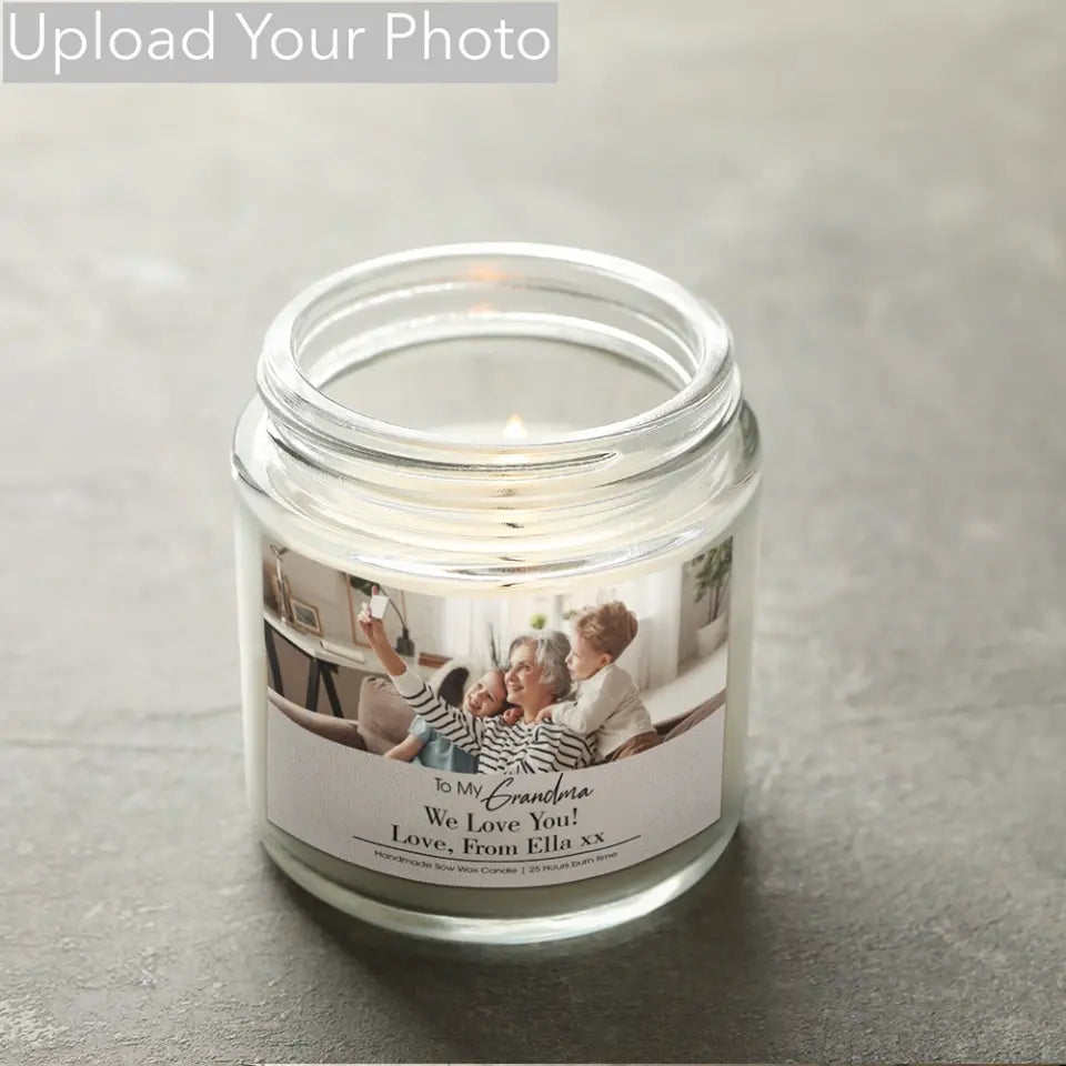 Merry Christmas Mom Personalized Scented Candle
