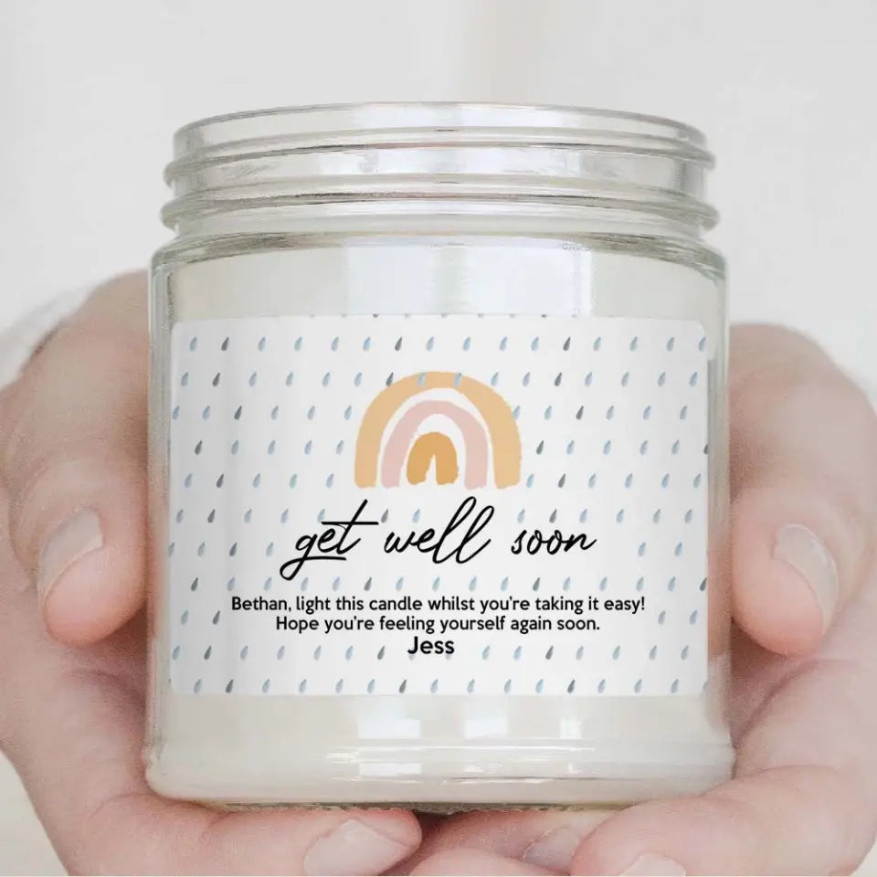 Light This Candle Whilst You're Taking It Easy Personalized Soy Scented Candle