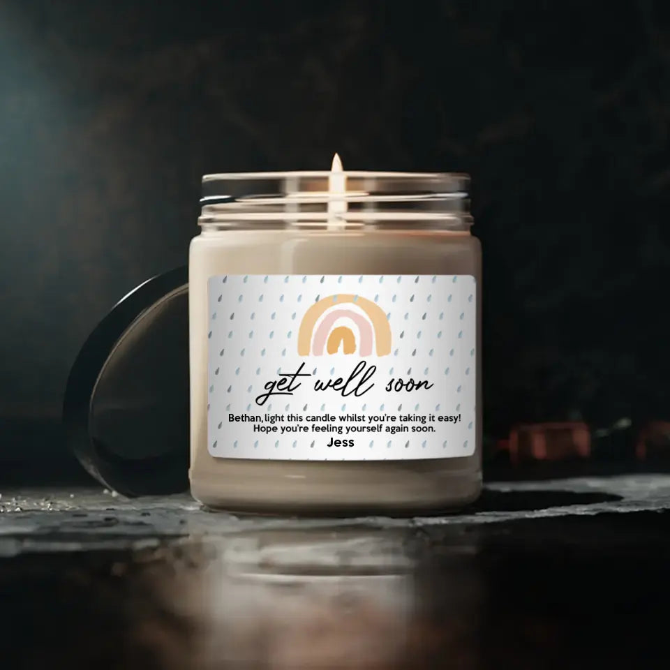Light This Candle Whilst You're Taking It Easy Personalized Soy Scented Candle