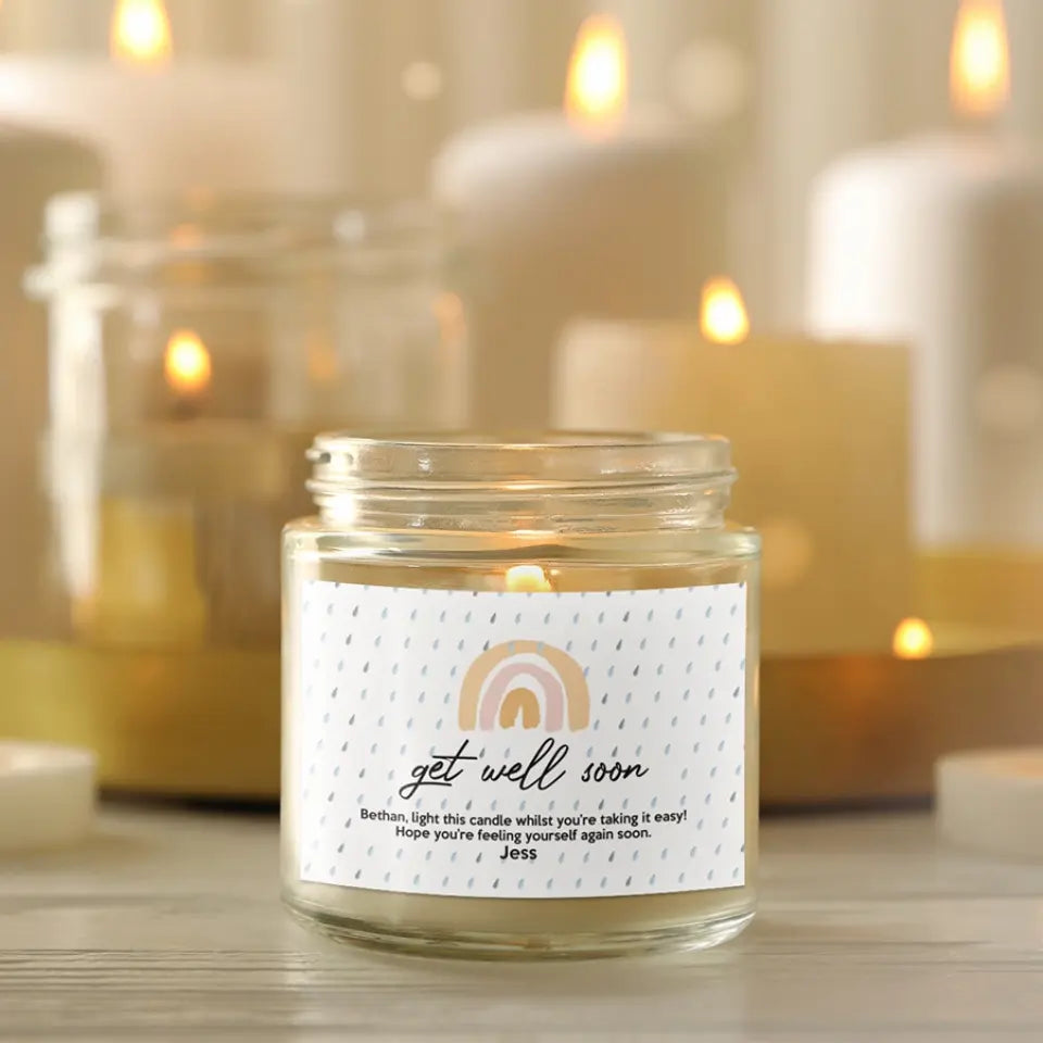 Light This Candle Whilst You're Taking It Easy Personalized Soy Scented Candle
