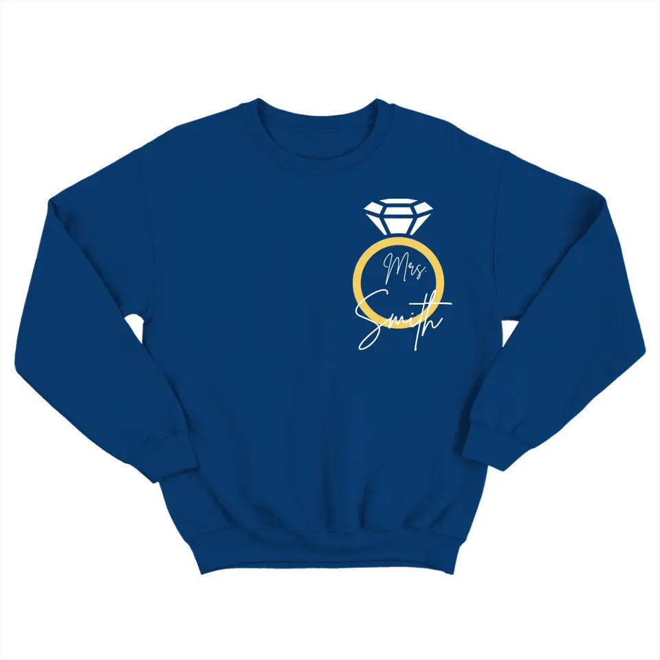 Bride To Be Engagement Ring Future Mrs Custom Tshirt Engagement Gift For Her