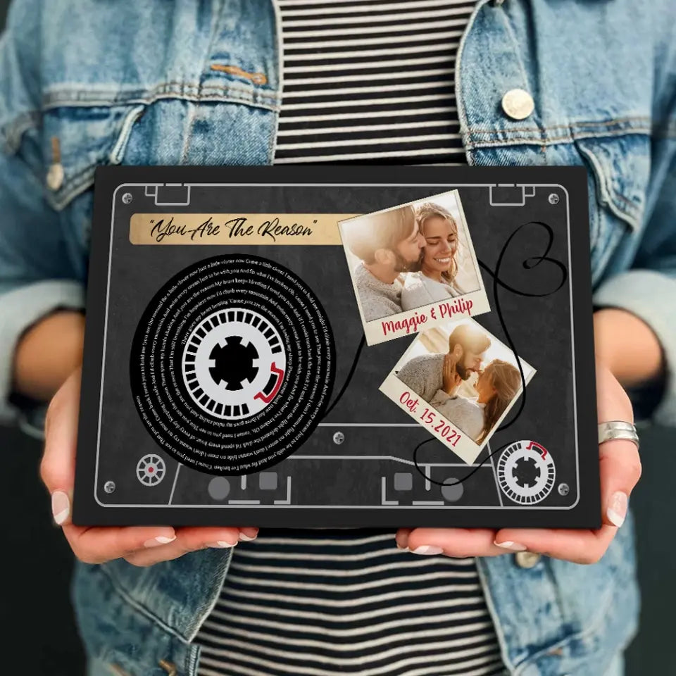 Favorite Things Lyrics Custom Canvas Poster Anniversary Gift For Couple