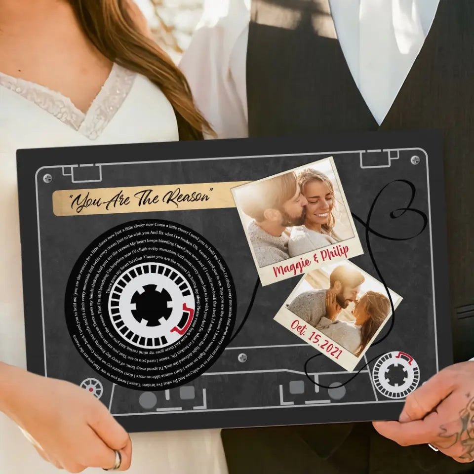 Favorite Things Lyrics Custom Canvas Poster Anniversary Gift For Couple