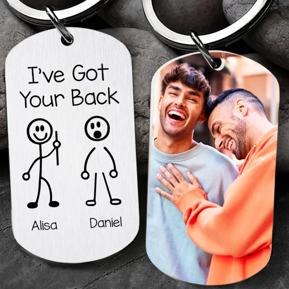 I've Got Your Back - Personalized Upload Photo Keychain