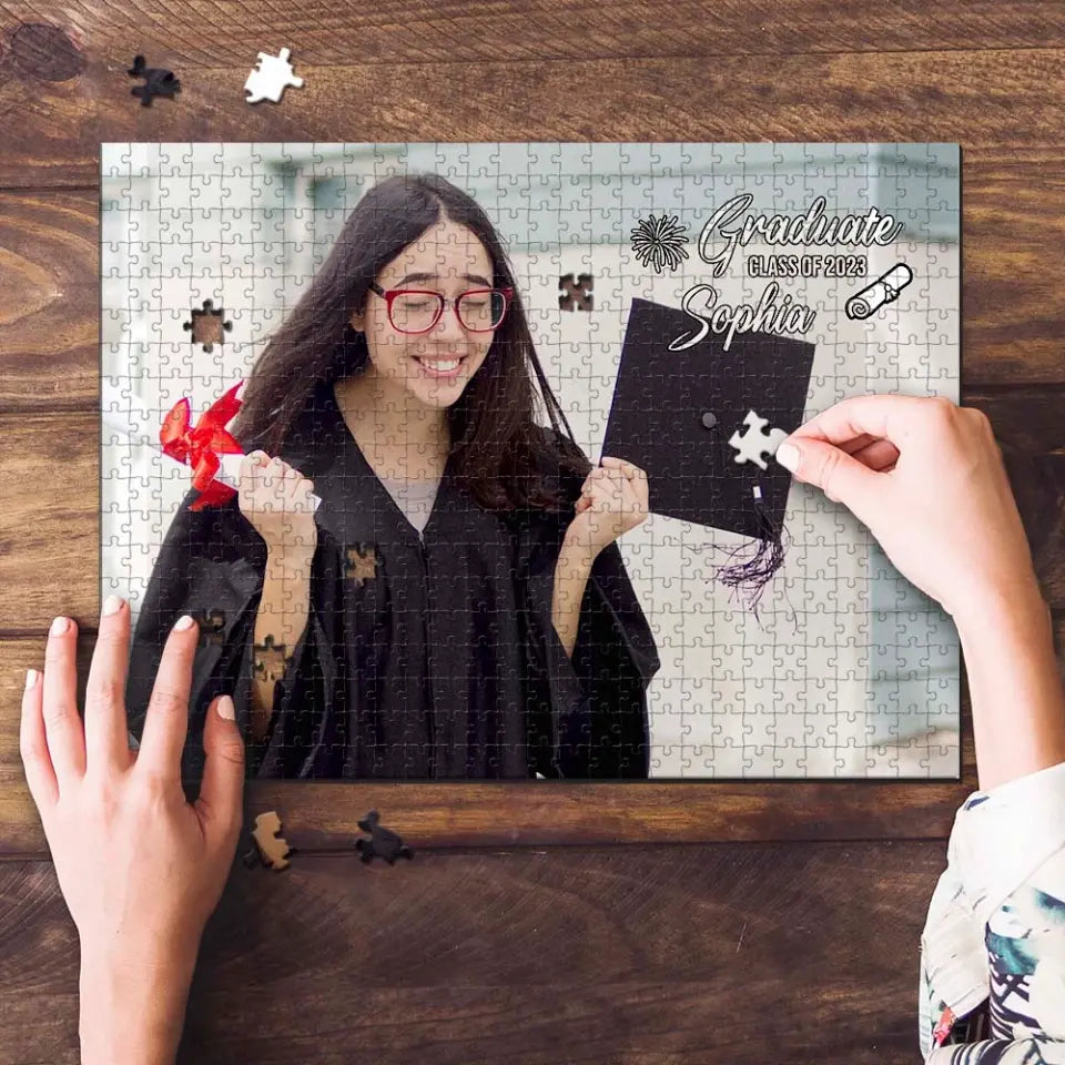 Class Of 2023 - Puzzle Game Home Decor - Best Graduation Gift For Family Children Kids On Graduation's Day - 305IHPTLPZ551
