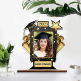 Personalized Wooden Graduation Plaque Gift with stand - Personalized Plaque - College Graduation | 305IHPLNWP527