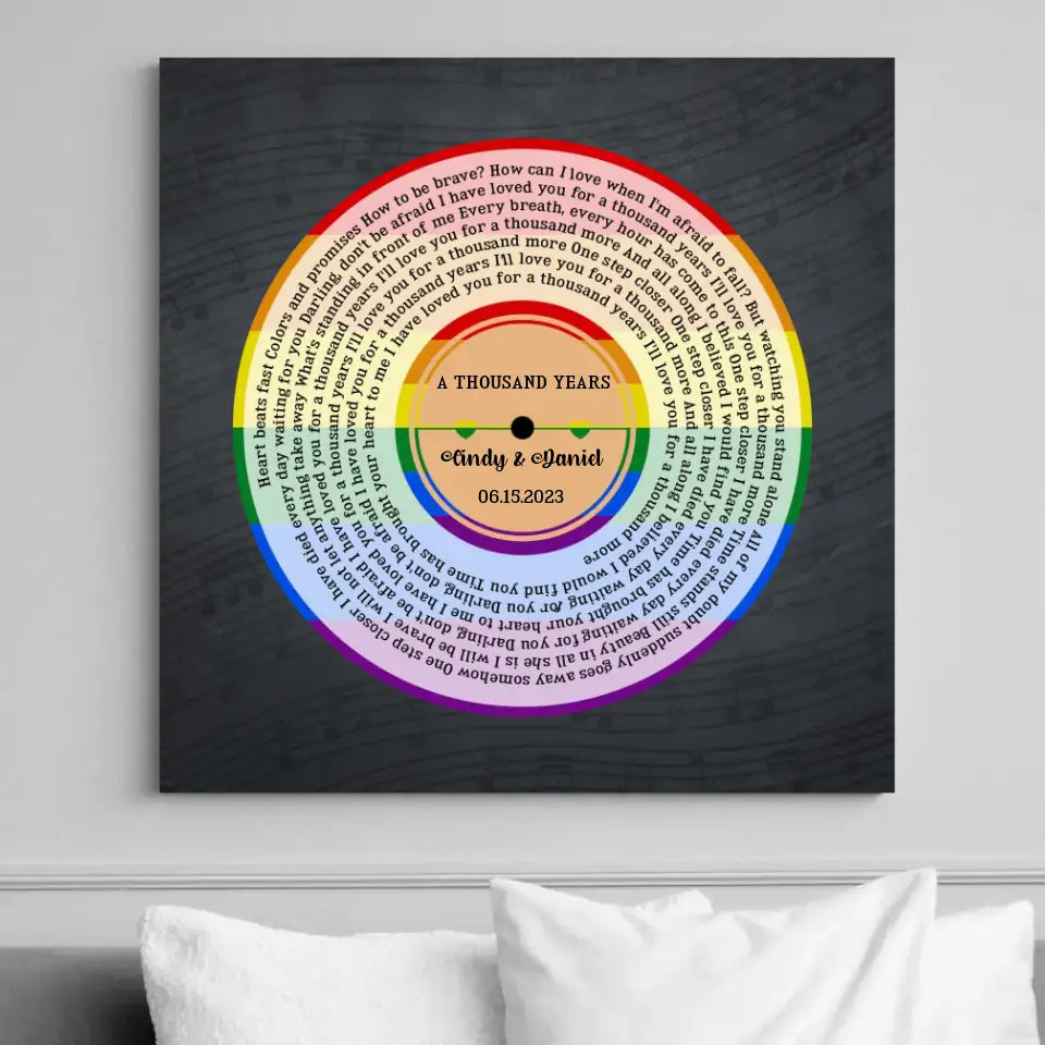LGBT Pride - Custom Canvas/Poster - Gift For LGBT Couples | 306IHPNPCA667