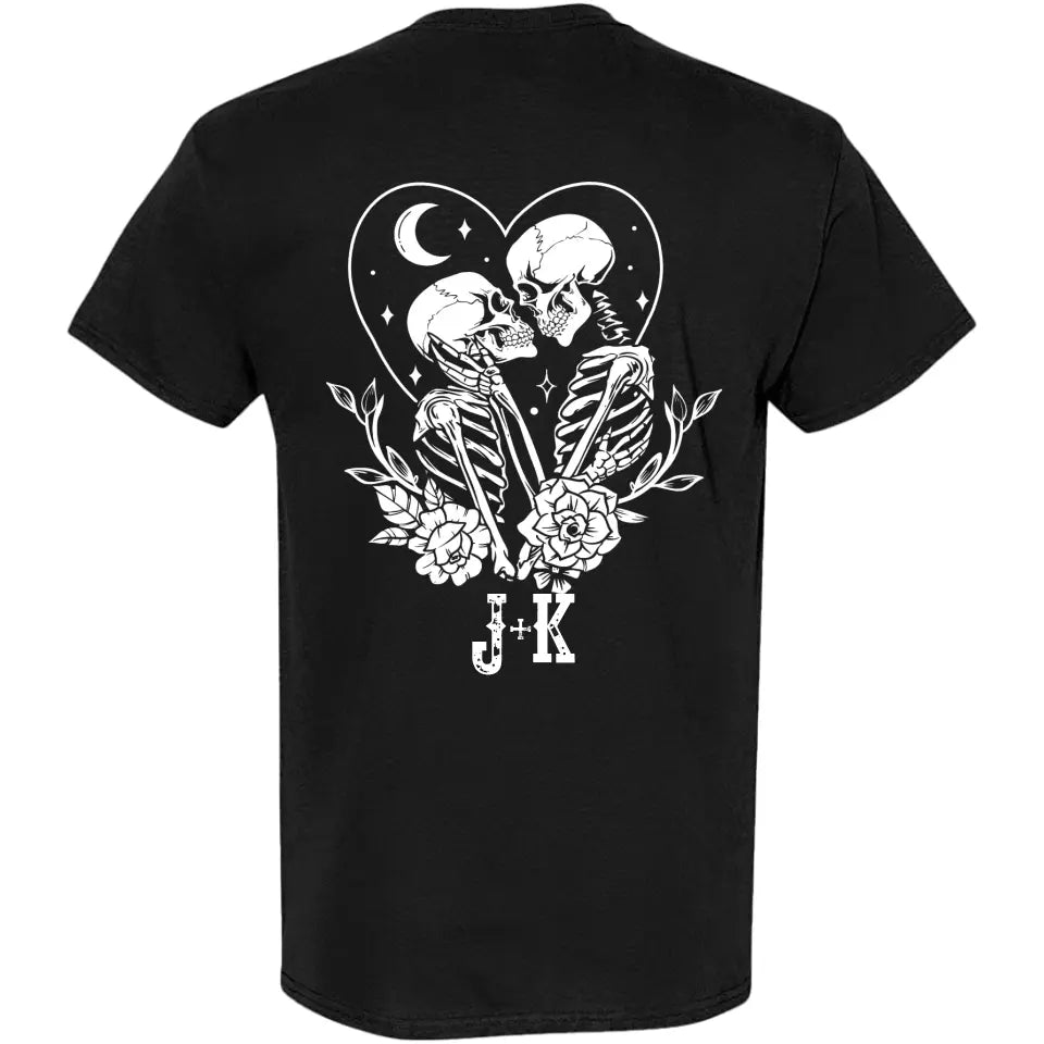 Till Death Do Us Apart Personalized G500 T-Shirt Gift For Couple