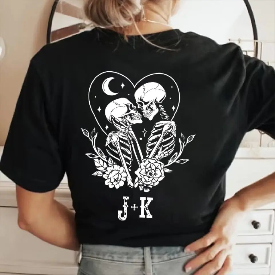 Till Death Do Us Apart Personalized G500 T-Shirt Gift For Couple