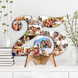 25 Years Anniversary Birthday - Custom Shape Wooden Sign - Gift For Couple Birthday | 306IHPLNRW731