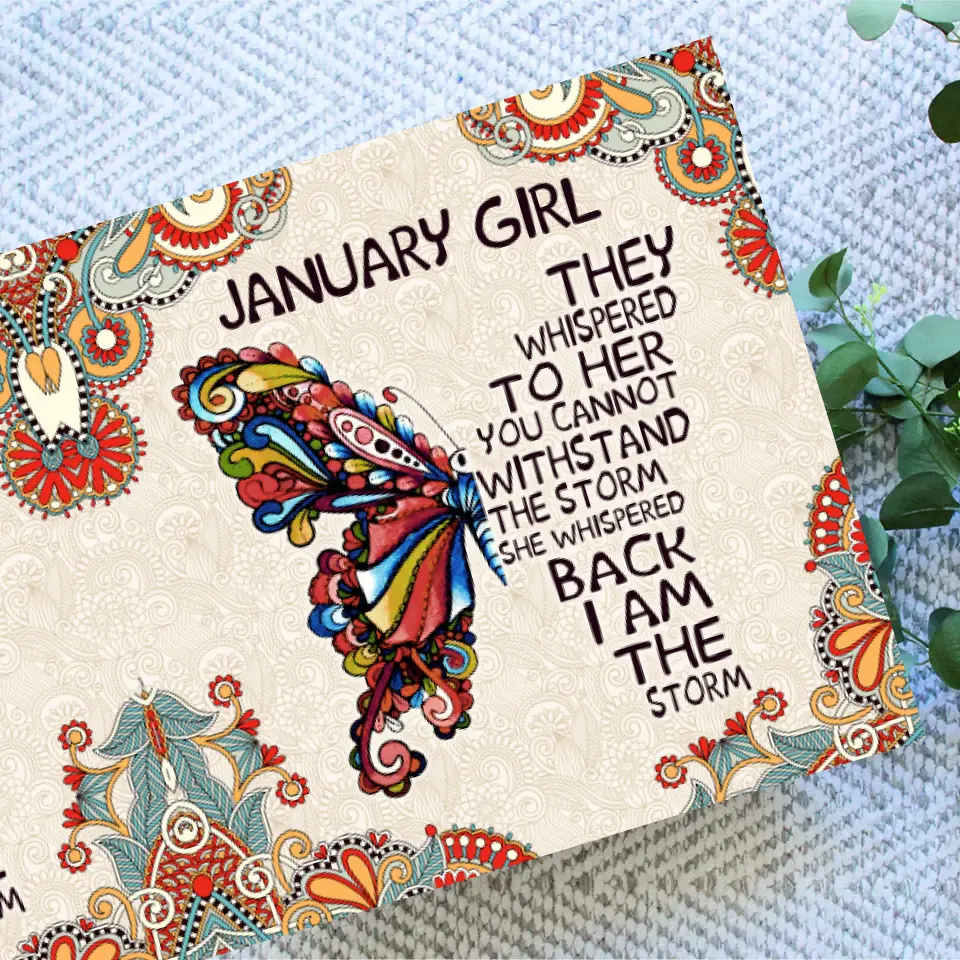 They Whispered To Her You Cannot Withstand The Storm - Canvas Pillow for Home Decor - Best Birthday Gift for Her- 206HNBNPI267