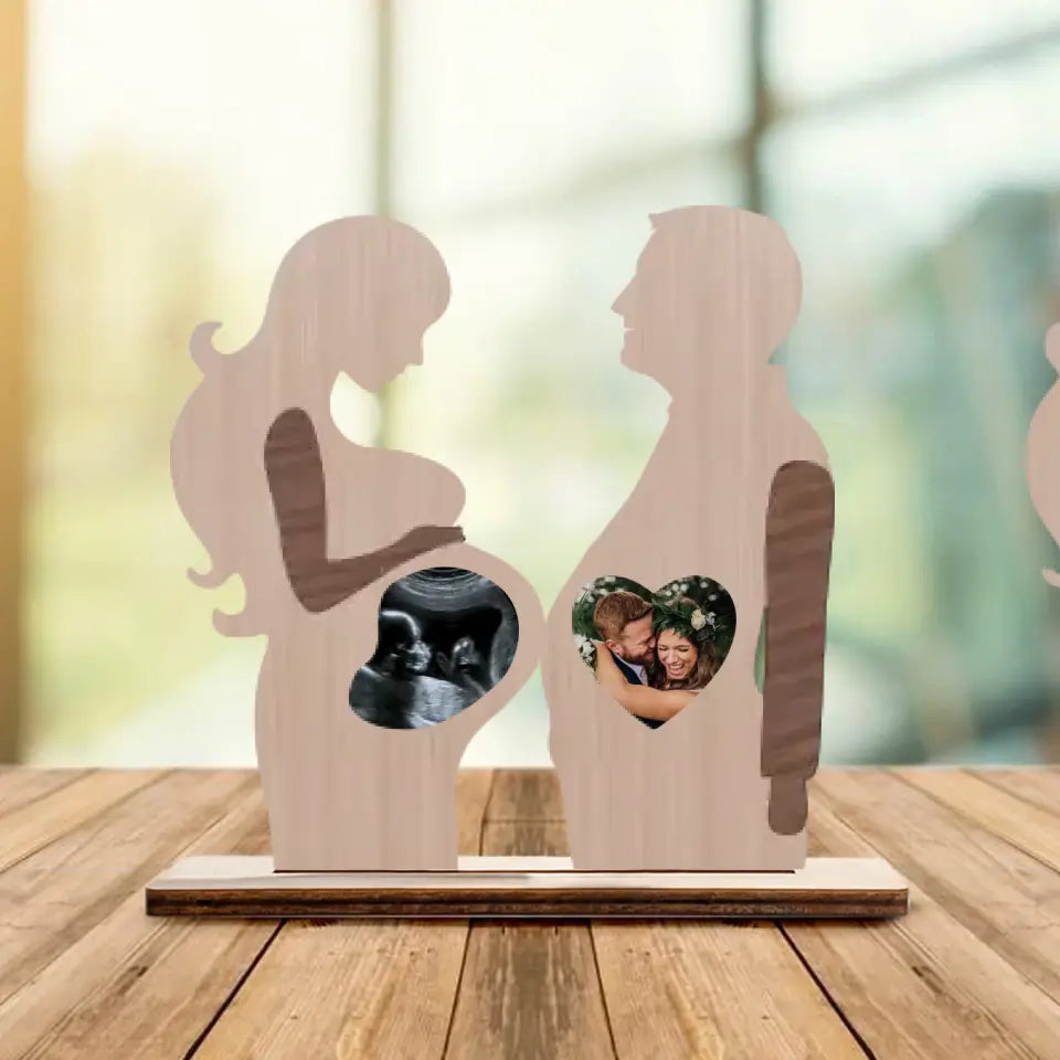 Pregnant Mom New Parents Custom Wooden Plaque Pregnancy Gift