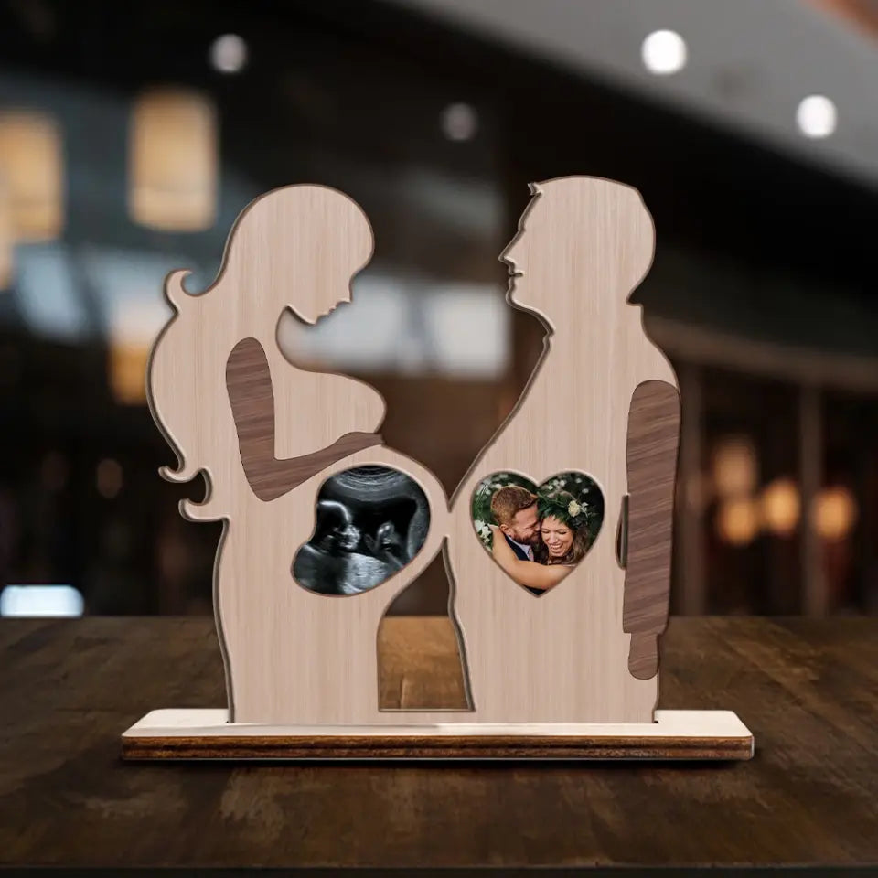 Pregnant Mom New Parents Custom Wooden Plaque Pregnancy Gift