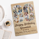80 Years Birthday Gift - Personalized Puzzle - Birthday Gift For Dad Mom Grandpa Grandma | 306IHPBNPZ786