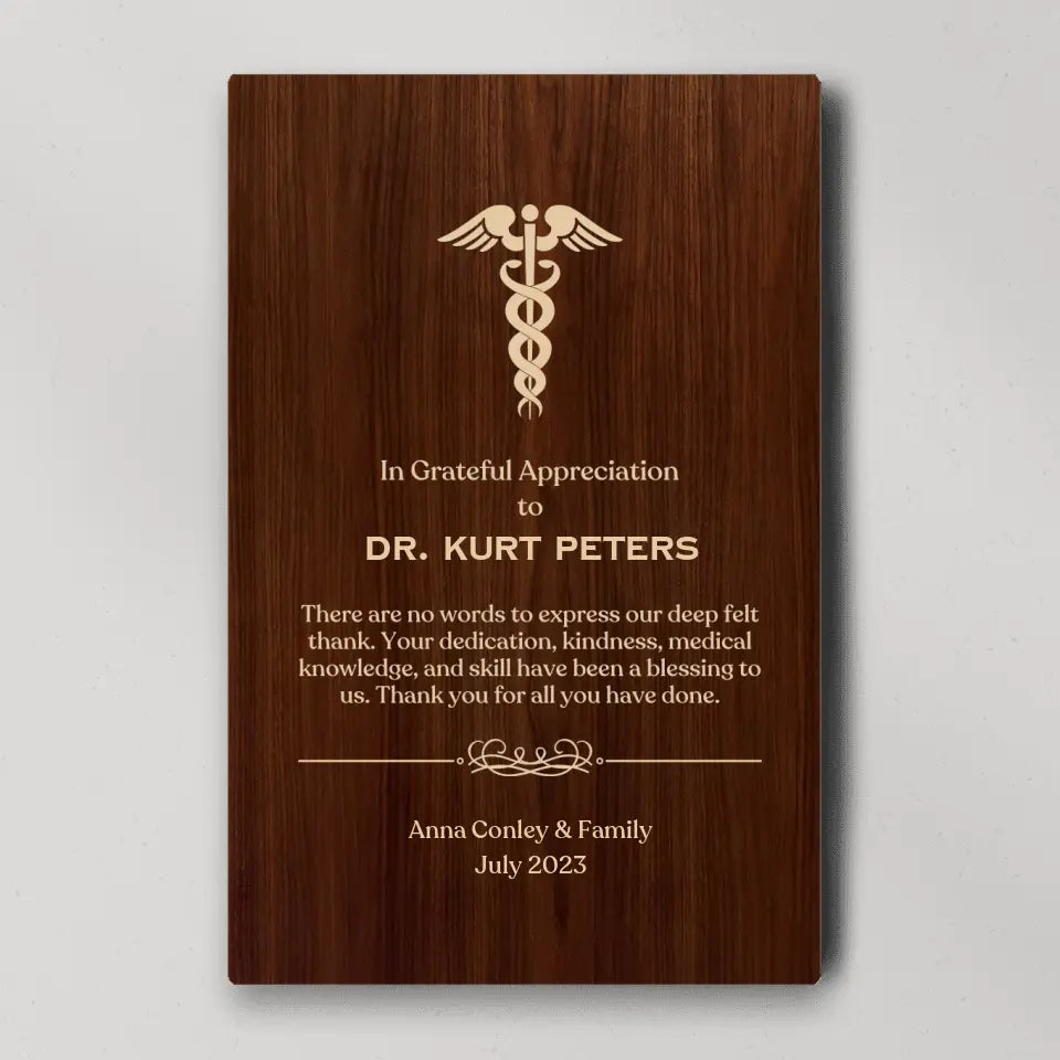 In Grateful Appreciation - Personalized Canvas/Poster - Gifts For Dentist/Medical Student
Pharmacy | 307IHPLNCA845