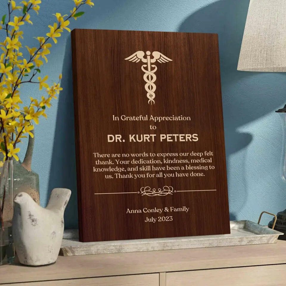 In Grateful Appreciation - Personalized Canvas/Poster - Gifts For Dentist/Medical Student
Pharmacy | 307IHPLNCA845