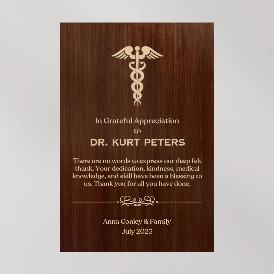 In Grateful Appreciation - Personalized Canvas/Poster - Gifts For Dentist/Medical Student
Pharmacy | 307IHPLNCA845