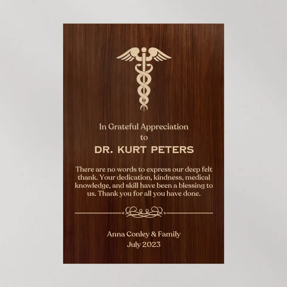 In Grateful Appreciation - Personalized Canvas/Poster - Gifts For Dentist/Medical Student
Pharmacy | 307IHPLNCA845