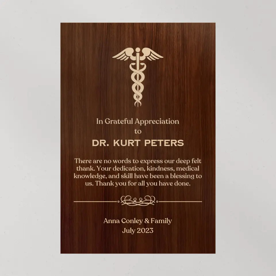 In Grateful Appreciation - Personalized Canvas/Poster - Gifts For Dentist/Medical Student
Pharmacy | 307IHPLNCA845
