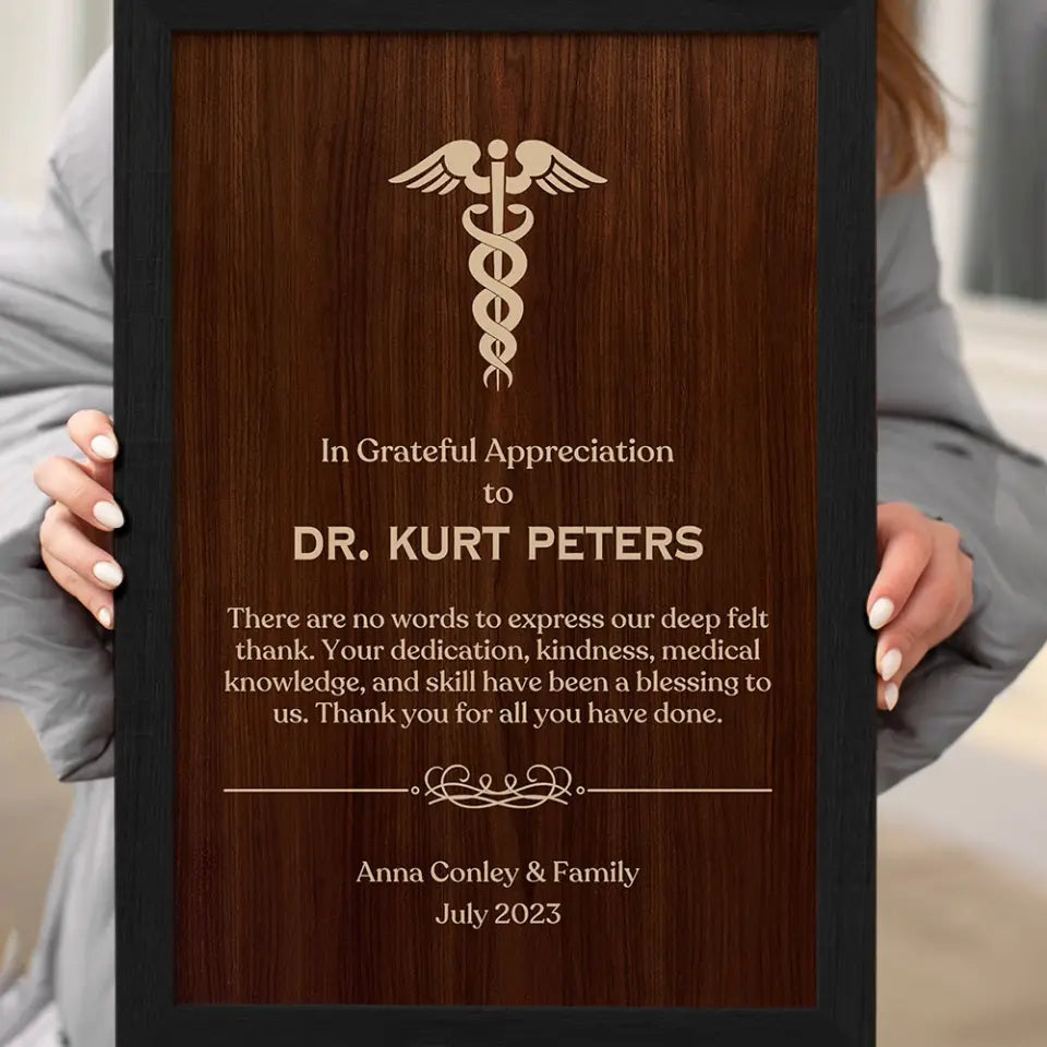 In Grateful Appreciation - Personalized Canvas/Poster - Gifts For Dentist/Medical Student
Pharmacy | 307IHPLNCA845