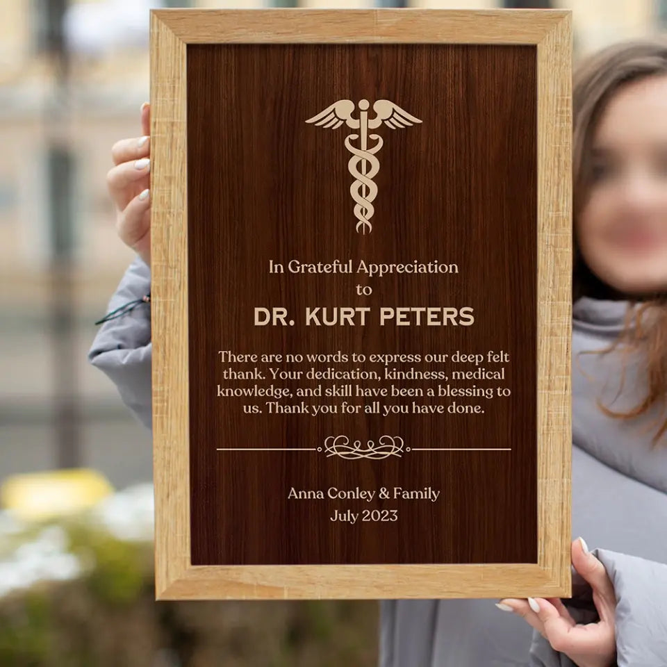 In Grateful Appreciation - Personalized Canvas/Poster - Gifts For Dentist/Medical Student
Pharmacy | 307IHPLNCA845