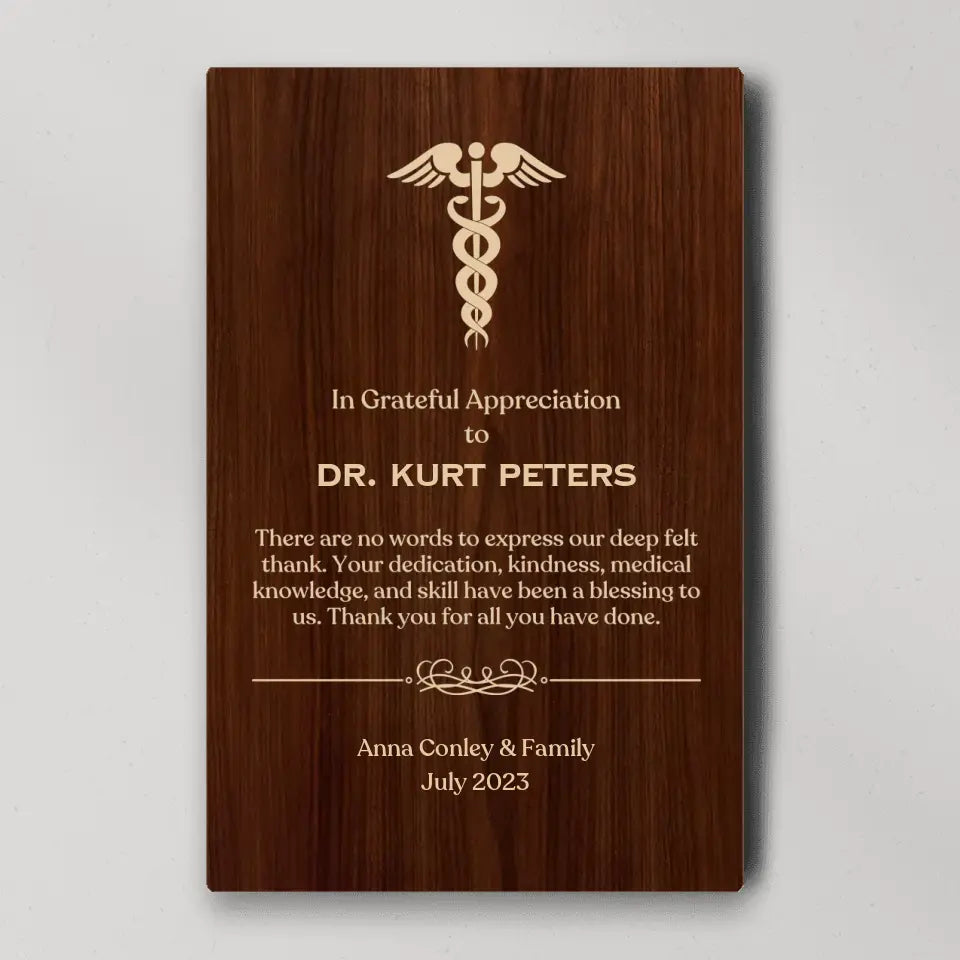 In Grateful Appreciation - Personalized Canvas/Poster - Gifts For Dentist/Medical Student
Pharmacy | 307IHPLNCA845