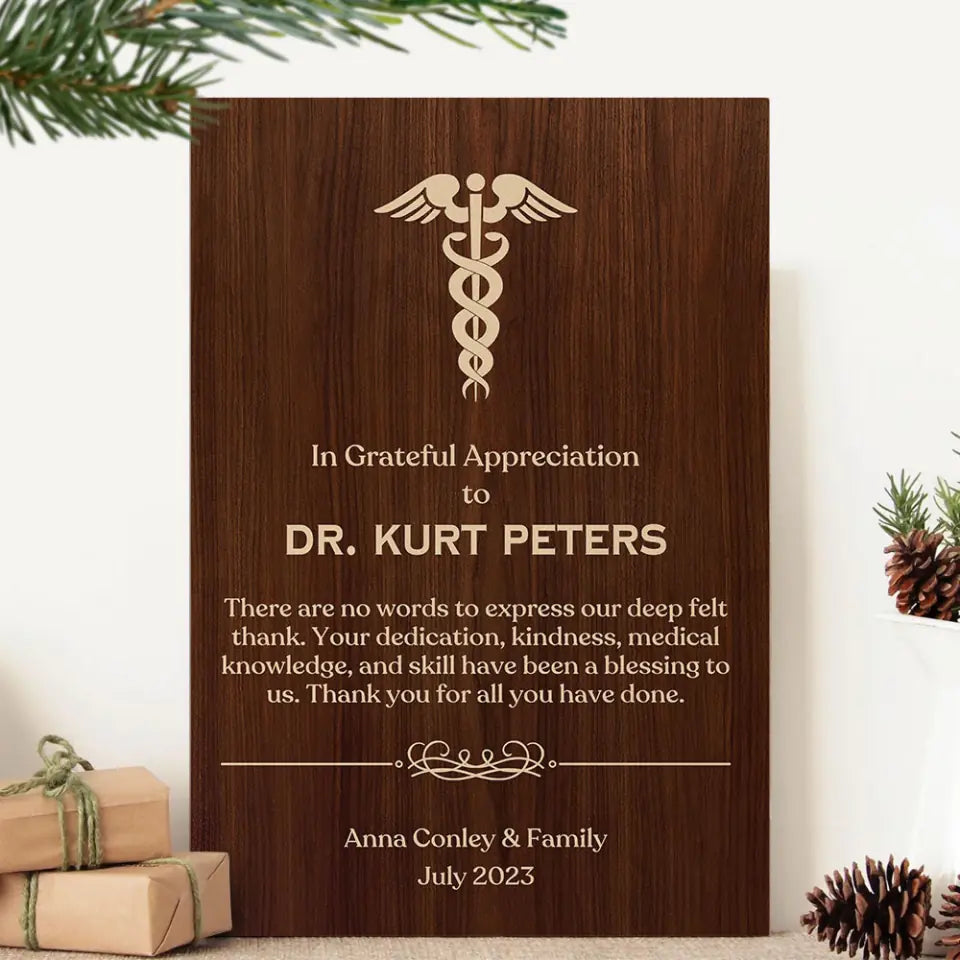 In Grateful Appreciation - Personalized Canvas/Poster - Gifts For Dentist/Medical Student
Pharmacy | 307IHPLNCA845