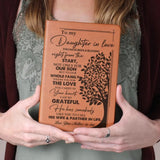 You Have Been A Blessing Right From The Start - Graphic Leather Journal - Gift For Daughter-in-law | 308IHPLNLJ908
