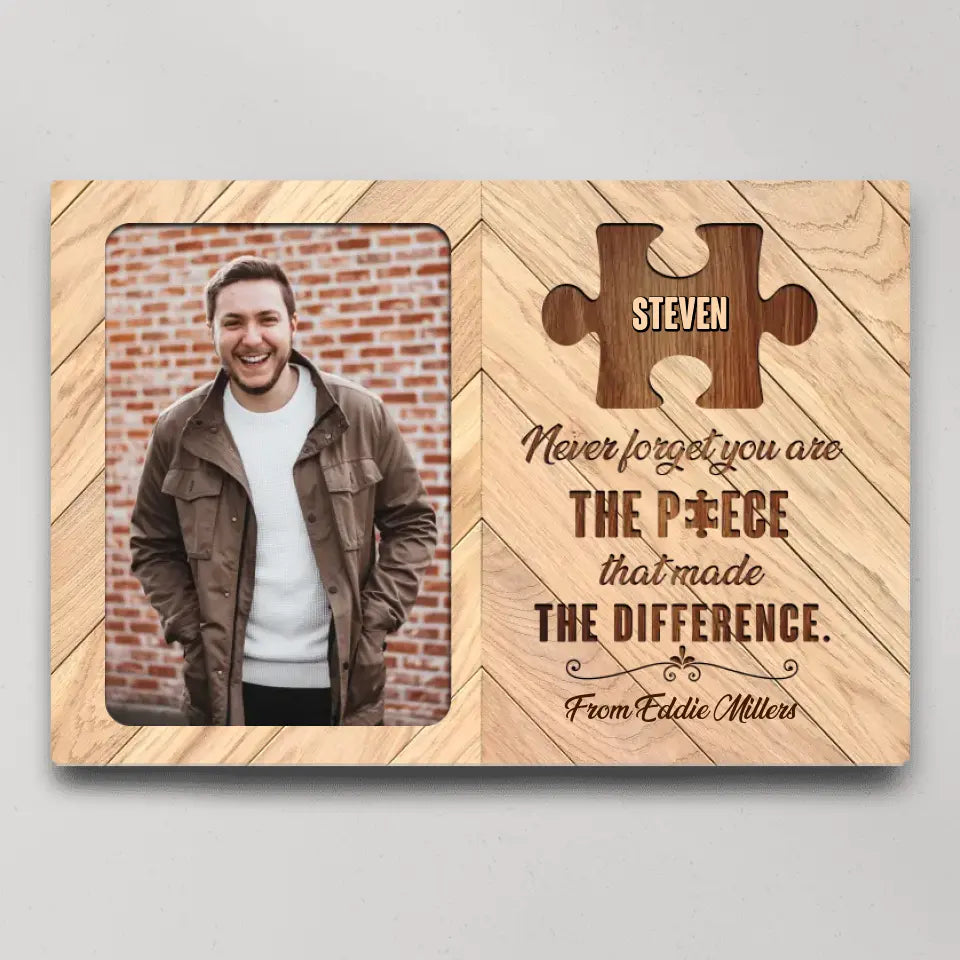 You Are The Piece - Personalized Canvas/Poster - Retirement Gift | 308IHPLNCA403