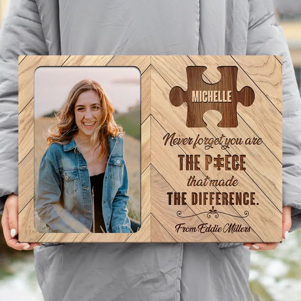 You Are The Piece - Personalized Canvas/Poster - Retirement Gift | 308IHPLNCA403