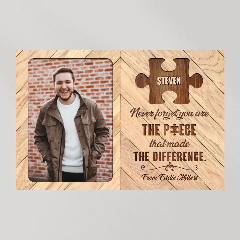You Are The Piece - Personalized Canvas/Poster - Retirement Gift | 308IHPLNCA403