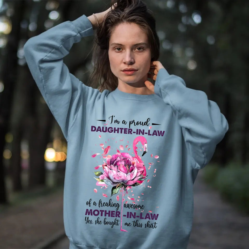 I'm A Proud Daughter-in-law - Sweatshirt Shirt - Gift For Daughter-in-law | 308IHPNPTS993