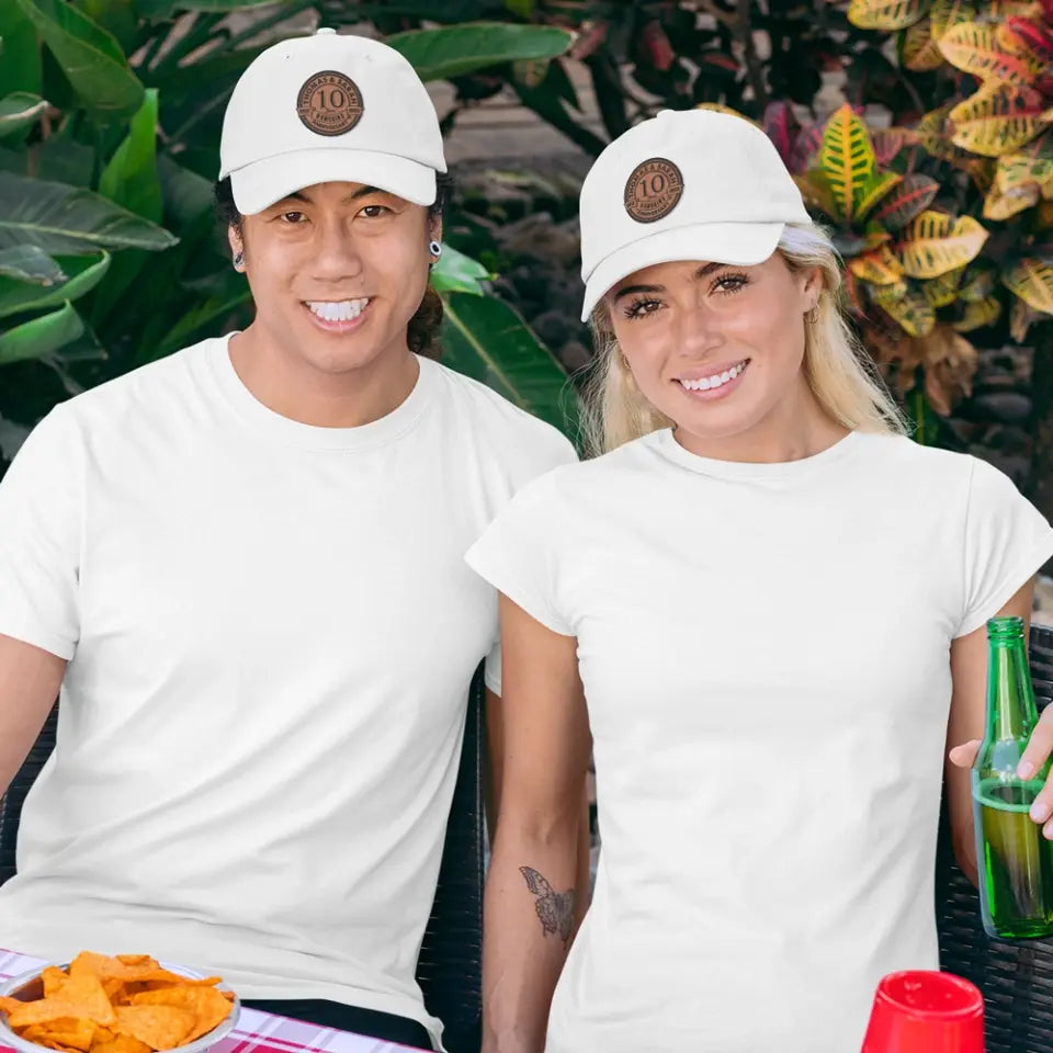 Our Journey Together Custom Cap Anniversary Gift For Couples