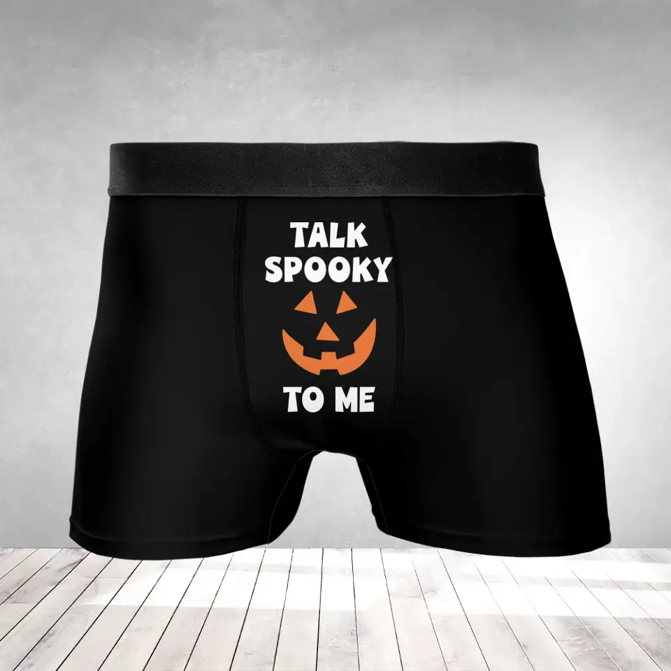 Halloween Underwear, Funny Boxer Briefs, Gift For Husband, Gifts For Boyfriend | 308IHPNPMB964