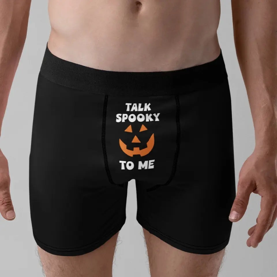 Halloween Underwear, Funny Boxer Briefs, Gift For Husband, Gifts For Boyfriend | 308IHPNPMB964