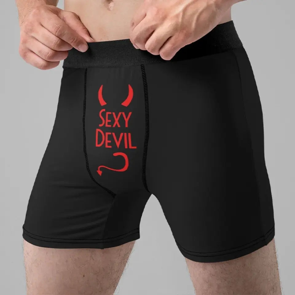 Halloween Underwear, Funny Boxer Briefs, Gift For Husband, Gifts For Boyfriend | 308IHPNPMB964